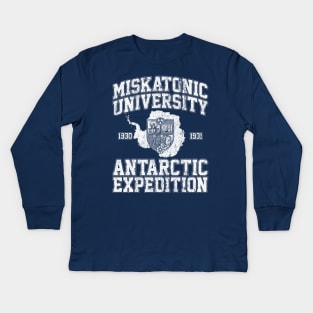 Miskatonic University Antarctic Expedition Kids Long Sleeve T-Shirt